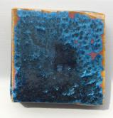 ニッケル青結晶釉